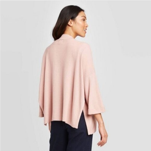 A New Day - OSFA - Pink Kimono Cardigan Sweater Lightweight Knit - Picture 2 of 5